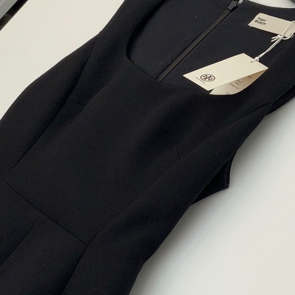 Tory Burch Double-Faced Wool Mini dress BLACK size 0 - Picture 7 of 14